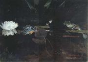 Winslow Homer The Mink Pond (mk44) Sweden oil painting artist